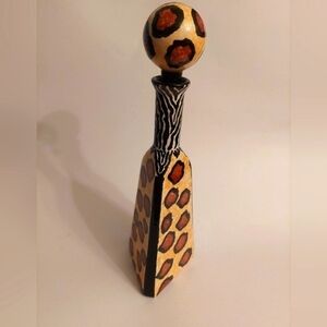 Vintage* 1998 Modernist Art Deco Decanter/Bud Vase by Derie